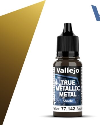 Vallejo Maling True Metallic Metal: Shade Radiant Yellow 18ml