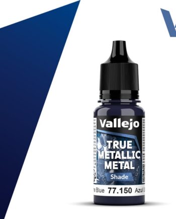 Vallejo Maling True Metallic Metal: Shade Ultramarine Blue 18ml