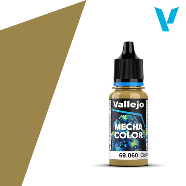 Vallejo Mecha Airbrush Color: Metallic Old Gold 18ml