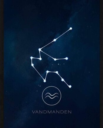 Vandmanden Stjernetegn Plakat