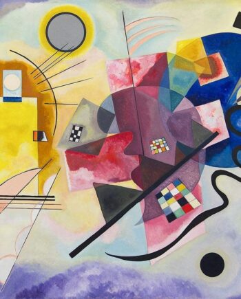 Vasily Kandinsky Jaune-rouge-bleu  Gul  Rød  Blå