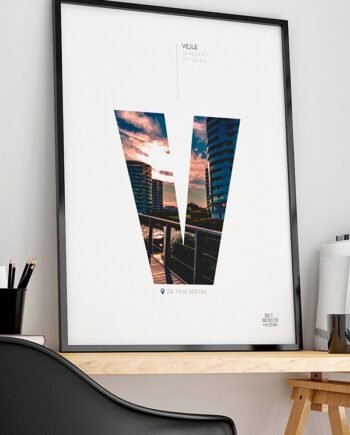 Vejle Plakat De Fem Søstre 21   29    A4  Kr  199 -