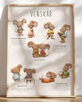 Venskabsplakat Samtaleplakat Om Venskab Til Børn
