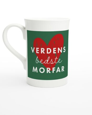 Verdens Bedste Morfar  Porcelænskrus  295 Ml