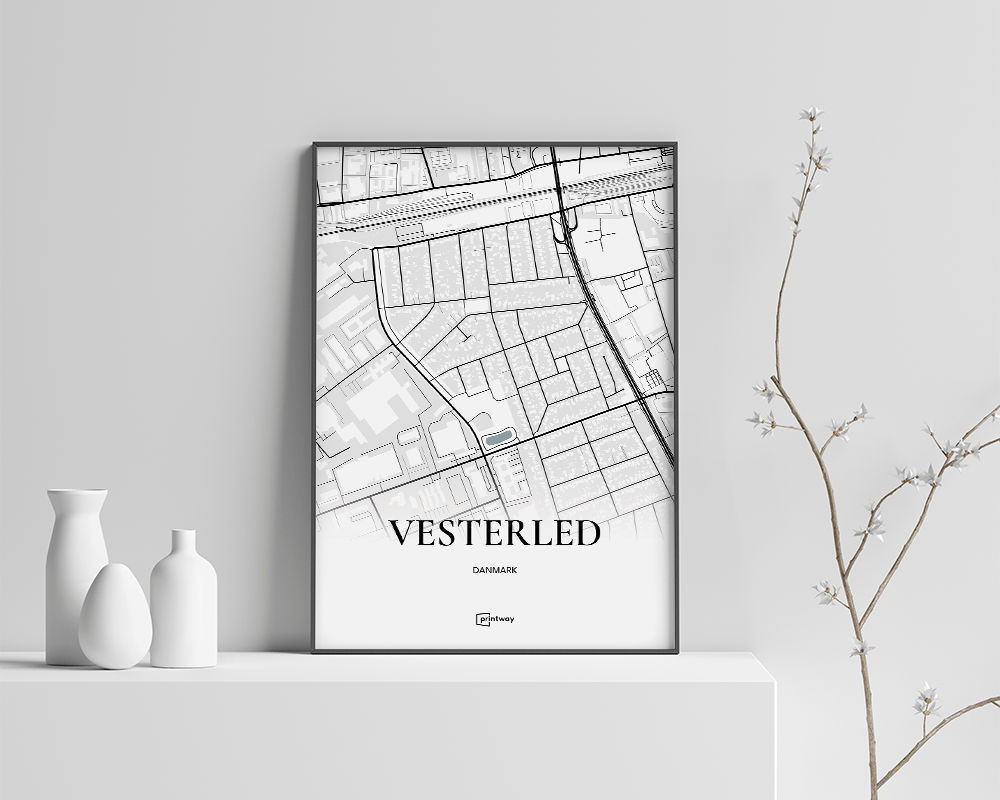 Vesterled  Brøndby  Plakaten 21 30 Cm  A4