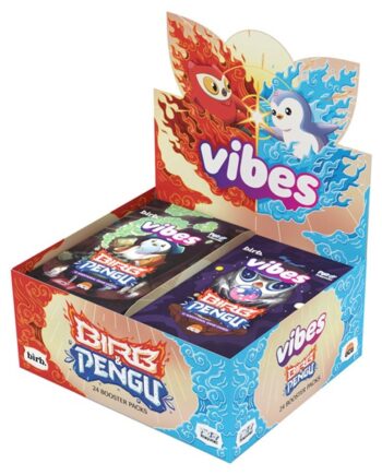 Vibes Tcg: Birb   Pengu Booster Display  Box Med 24 Pakker