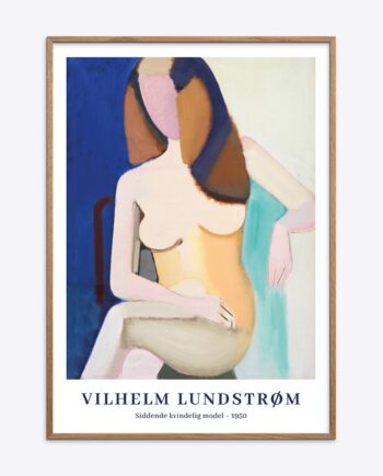 Vilhelm Lundstrøm Siddende Kvindelig Model