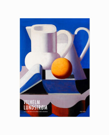 Vilhelm Lundstrøm  Still Life With Pichers And Orange