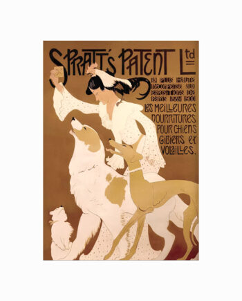 Vintage Plakat  Spratt   Patent Ltd