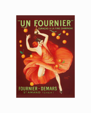Vintage Plakat  Un Fournier