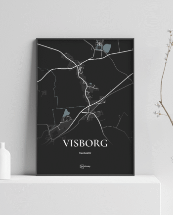 Visborg Plakaten Fuldt Kort Sort 70 100 Cm  B1