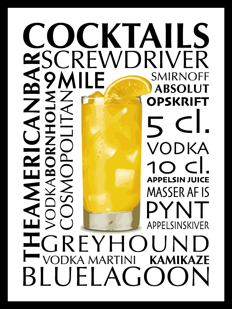 Vodka Plakat