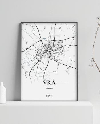 Vrå Plakaten Fuldt Kort Hvid 35 50 Cm  B3