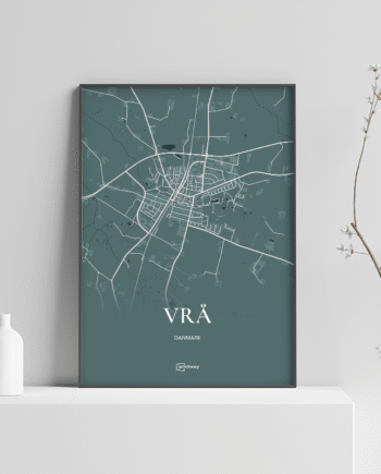 Vrå Plakaten Fuldt Kort Skovgrøn 70 100 Cm  B1