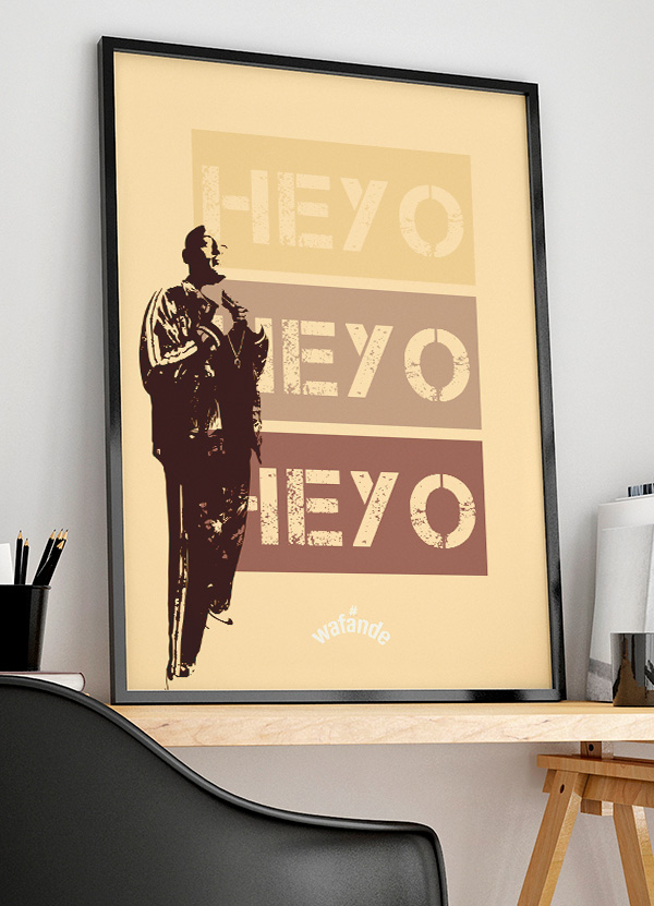 Wafande Plakat Grafisk Heyo Heyo Heyo 21 29 A4 Kr 199 -