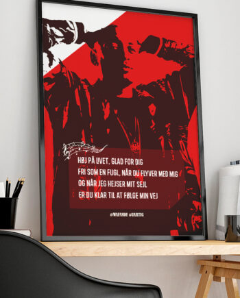 Wafande Plakat Uartig 21   29    A4  Kr  199 -