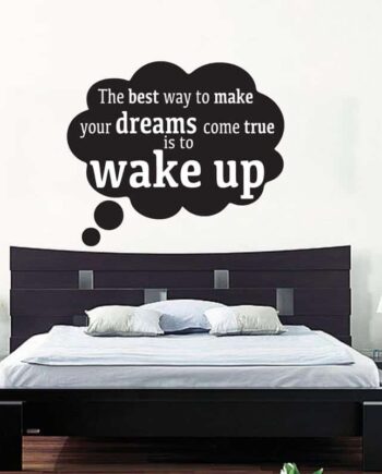 Wake Up Wallsticker