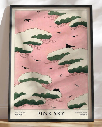 Wantabe Seitei Plakat Pink Sky