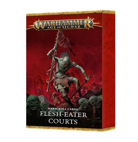 Warhammer: Age Of Sigmar 4th Edition Warscroll Cards: Flesh-eater Courts 2025 60050207012