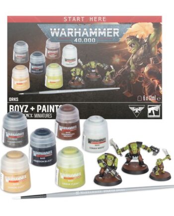 Warhammer Colour Orks: Boyz   Paint Set 57170103001