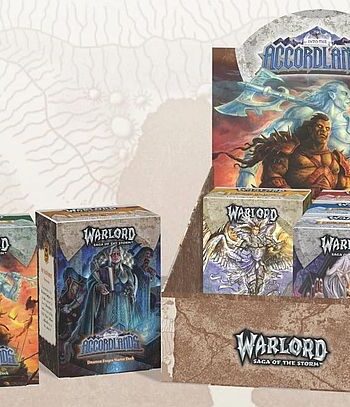 Warlord: Saga Of The Storm Ccg Into The Accordlands: Starter Deck Display    Decks