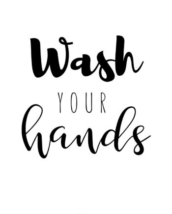 Wash Your Hands Af Pluma Posters