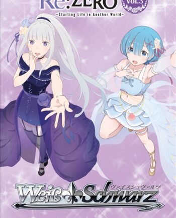 Weiss Schwarz Re: Zero Starting Life In Another World Vol   Booster Display  Box Med 12 Booster Packs