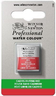 Winsor   Newton Professional Water Colour  Watercolor Akvarel  Cadmium-free Red     -pan