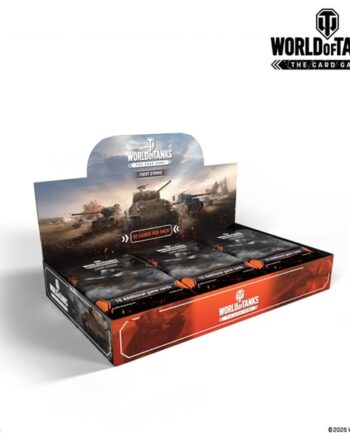 World Of Tanks Card Game  Tcg : First Strike Booster Display  Box Med 24 Pakker