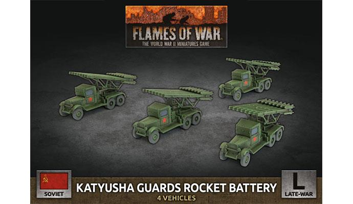 Wwii Soviet  Katyusha Guards Rocket Battery  X4 Plastic