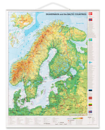 97   67 Cm  Skandinavisk Kort