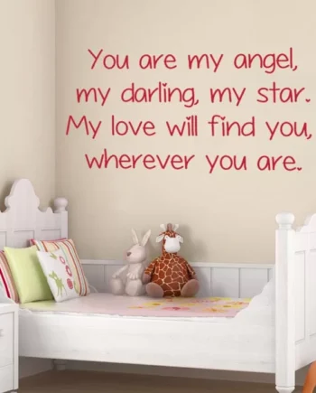You Are My Angel Wallsticker