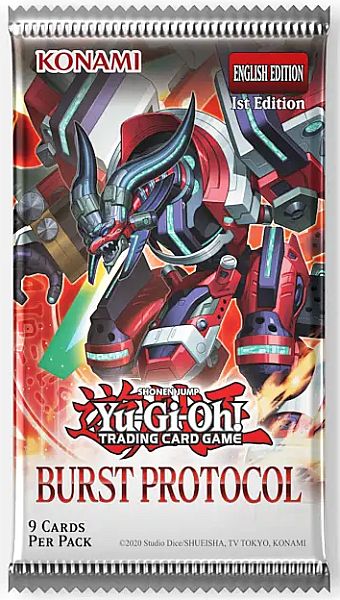 Yu-gi-oh Booster Pakke Burst Protocol Booster Pack
