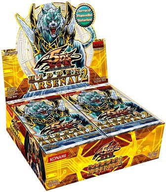 Yu-gi-oh  Booster Pakke 5d   Hidden Arsenal   Booster Display Box Med 24 Pakker