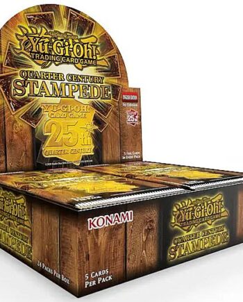 Yu-gi-oh  Booster Pakke Quarter Century Stampede Booster Display Box Med 24 Pakker