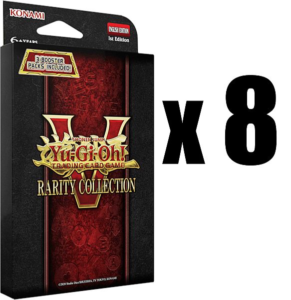 Yu-gi-oh Booster Pakke Rarity Collection Tuckbox Display Case Eu Box Med Tuckboxes 24 Pakker
