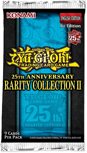 Yu-gi-oh  Booster Pakke 25th Anniversary Rarity Collection Ii Booster Pack