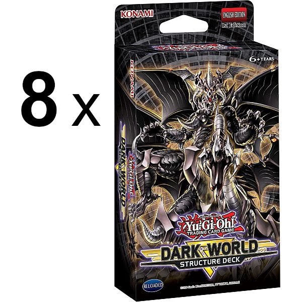 Yu-gi-oh  Deck Dark World Display Med     Structure Decks
