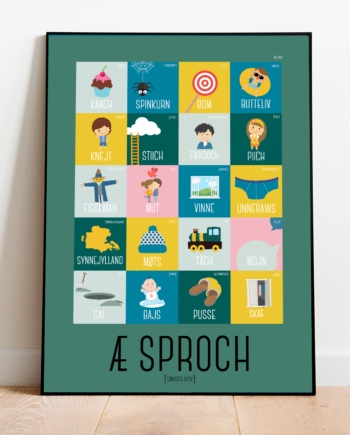 Sproch Plakat Grøn