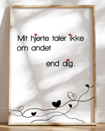 ægte Kærlighedscitat Taler Ikke Om Andet