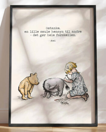 æseldyr Plakat Peter Plys