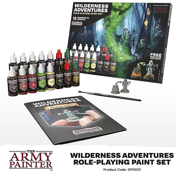 Army Painter  Gamemaster: Wilderness Adventures Role-playing Paint Set Gm1010