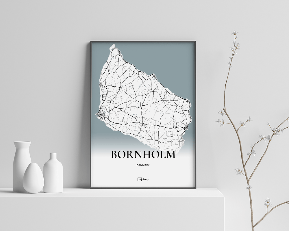 Bornholm Plakaten 21 30 Cm  A4