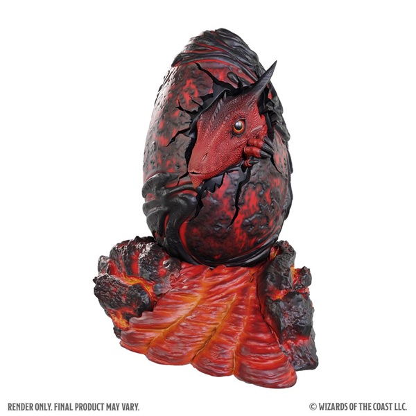 Dungeons   Dragons Replicas Of The Realms: Red Dragon Egg 13cm
