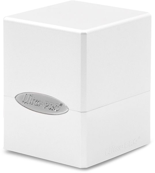 Deck Box Satin Cube: Arctic White Hvid Ultra Pro 15584
