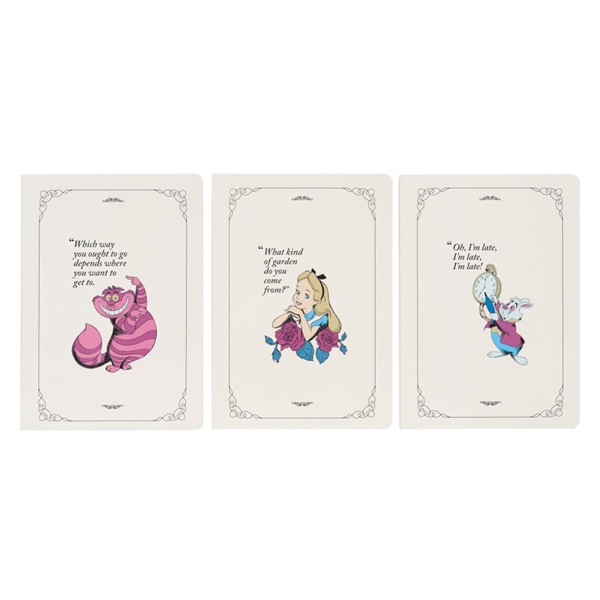 Disney: Alice In Wonderland A5 Notebook  -pack