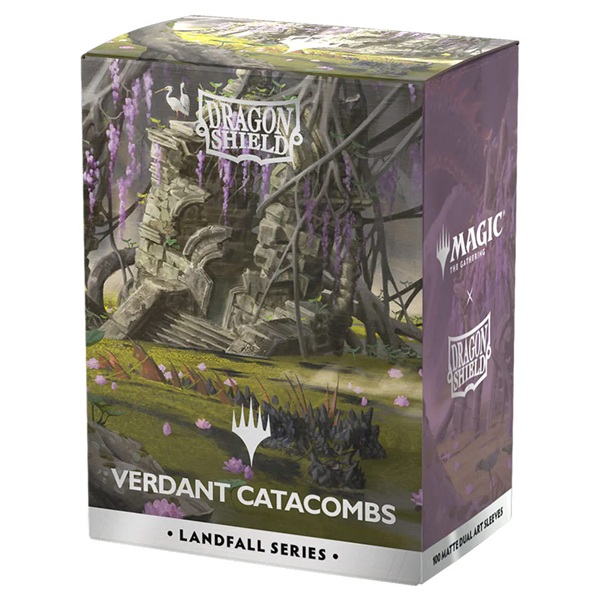 Dragon Shield Deck Protectors License Sleeves: Magic: The Gathering Landfall Series: Verdant Catacomb 100 Lommer Dragonshield Sleeves  At-16504