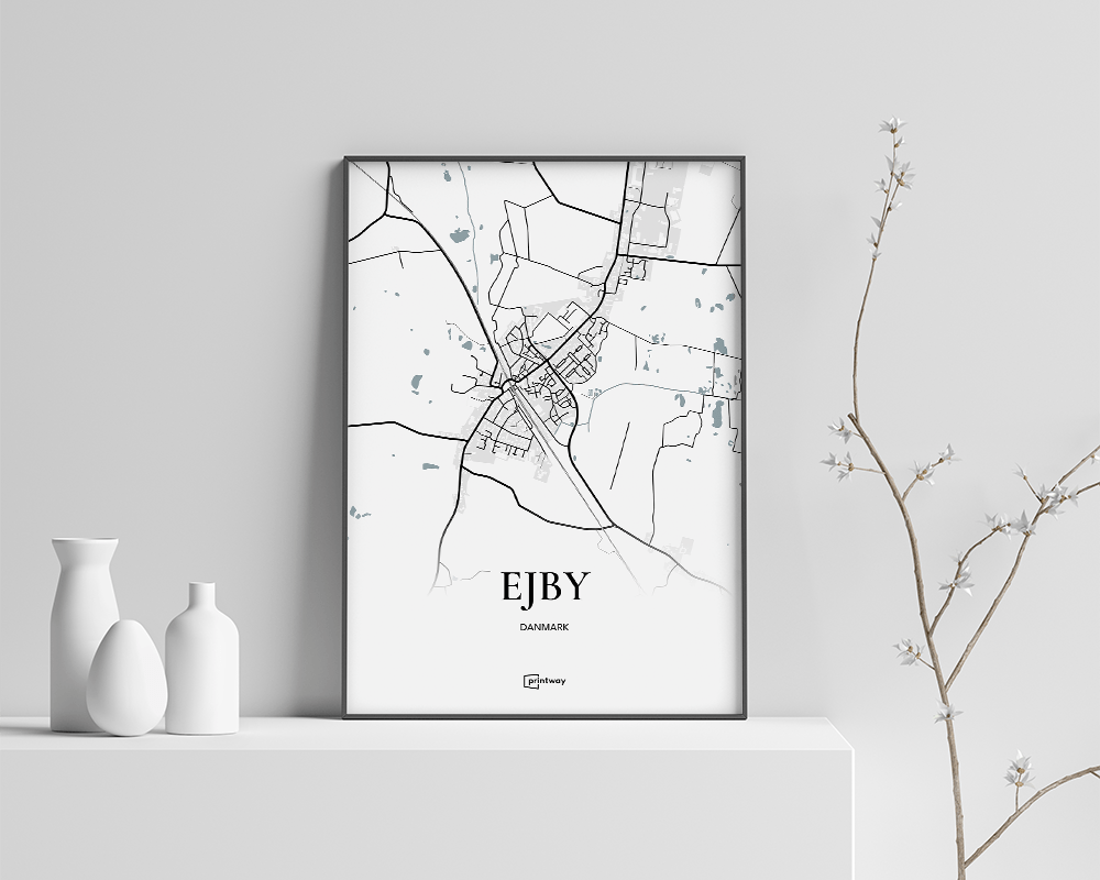 Ejby  Fyn  Plakaten 35 50 Cm  B3
