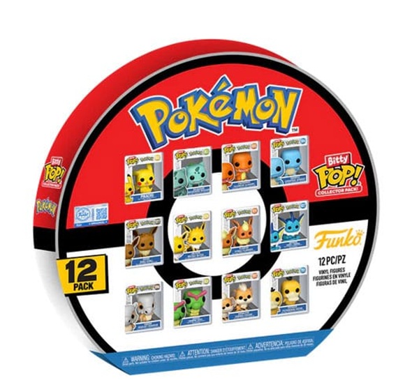 Funko Bitty Pop: Pok 195 169 Mon Collector Pack Vinyl Figure 12-pack   5cm