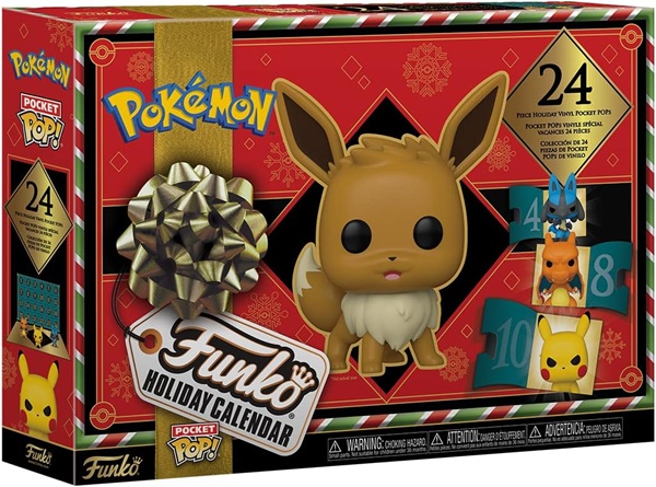 Funko Pocket Pop: Pokemon Mystery Box 24 Day Christmas Countdown Advent Calendar